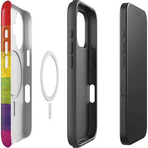 Keep Calm Love Is Love iPhone 16 Plus Magsafe Impact Case